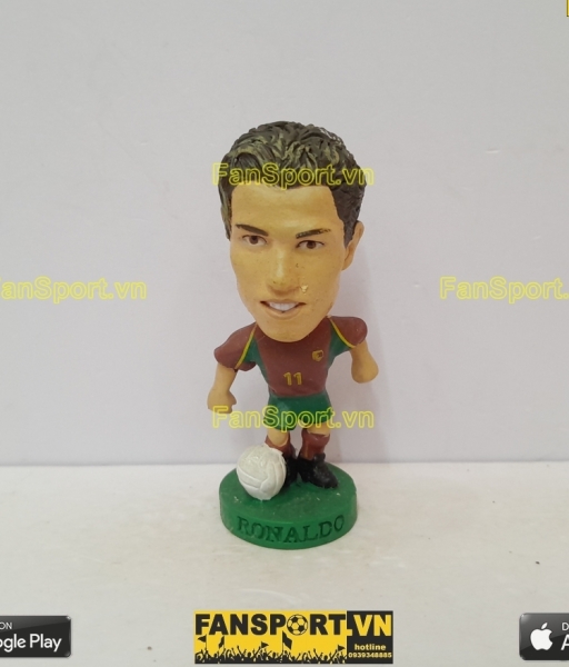 Tượng Ronaldo 11 Portugal 2002 2003 2004 home red PRO968 corinthian