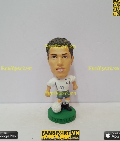 Tượng Ronaldo 11 Portugal 2002 2003 2004 away PRO959 corinthian white