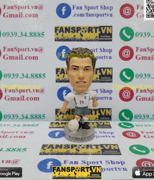 Tượng Ronaldo Portugal 2002 2003 2004 away PP959 corinthian platinum