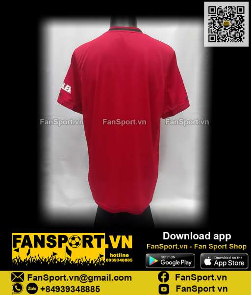 Áo đấu Manchester United 2019 2020 home shirt jersey red ED7386 BNWT