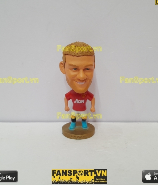 Tượng Wayne Rooney 10 Manchester United 2013-2014 home red kodoto