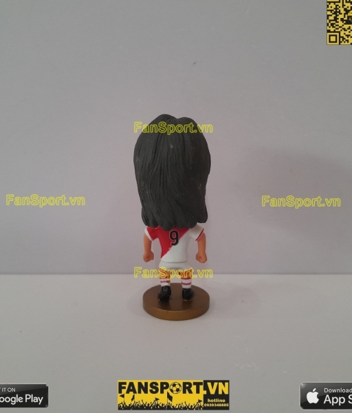 Tượng Radamel Falcao 9 AS Monaco 2013-2014 home white red kodoto