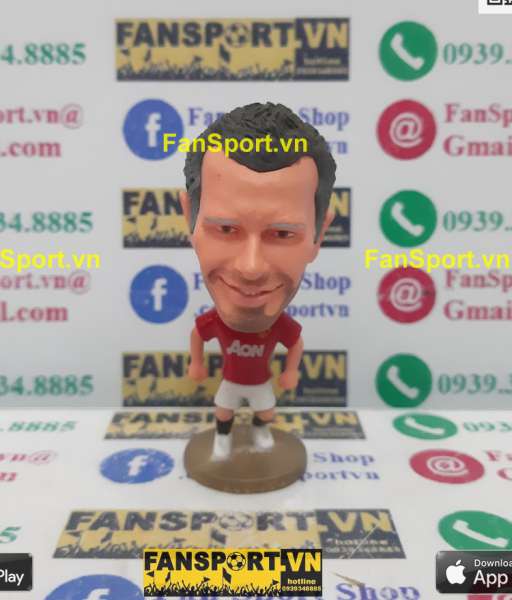 Tượng Ryan Giggs 11 Manchester United 2013-2014 home red kodoto