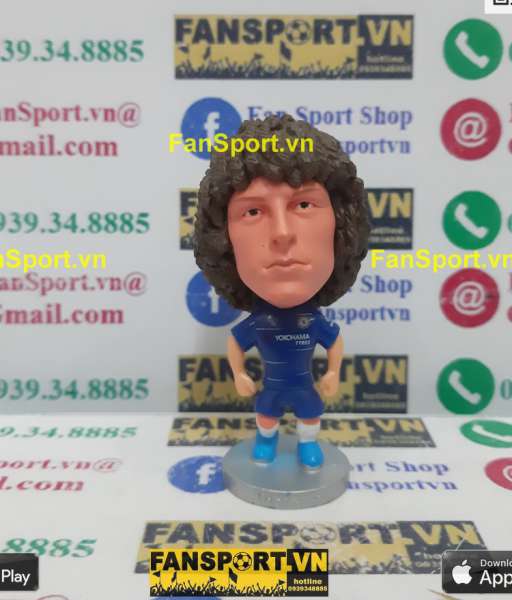 Tượng David Luiz 30 Chelsea 2018 2019 home blue soccerwe