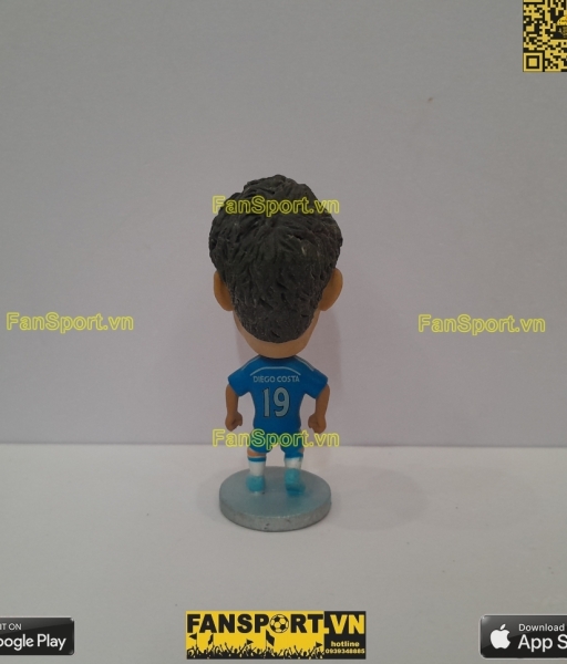 Tượng Diego Costa 19 Chelsea 2014 2015 home blue kodoto