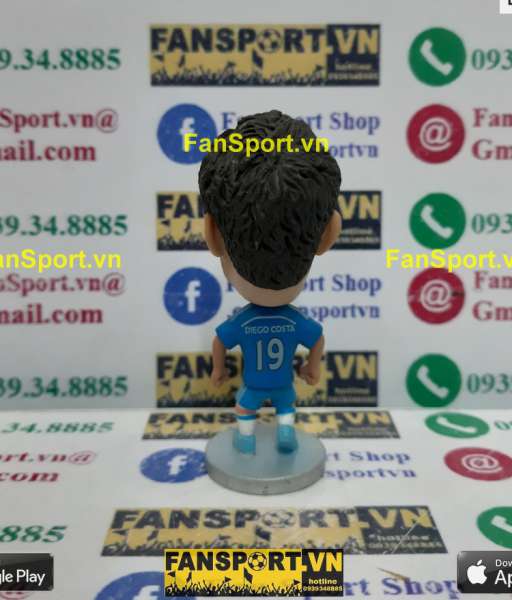 Tượng Diego Costa 19 Chelsea 2014 2015 home blue kodoto