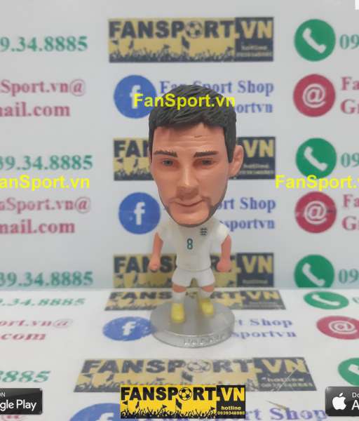 Tượng Frank Lampard 8 England 2014-2015-2016 home white kodoto