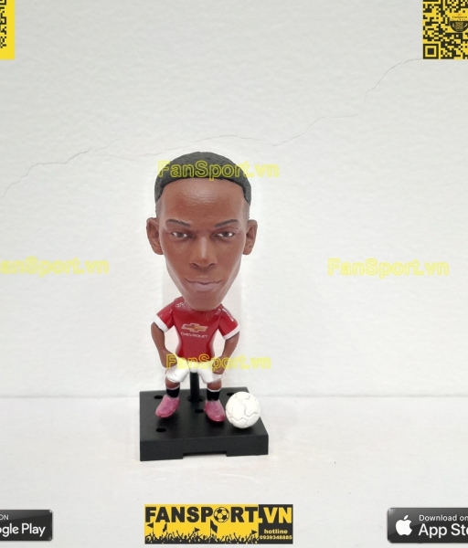 Tượng Anthony Martial 9 Manchester United 2015 2016 home soccerwe plus