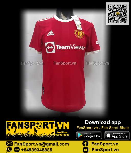 Áo đấu Manchester United 2021 2022 home shirt jersey Authentic H31090