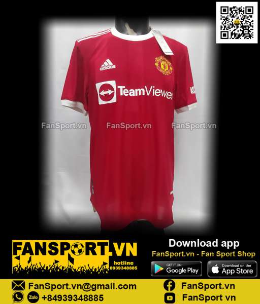 Áo đấu Manchester United 2021 2022 home shirt jersey Authentic H31090