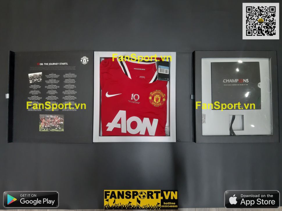 Box Áo Manchester United Champions 19 2011 2012 Home Shirt Limited Coa |  Fansport.Vn