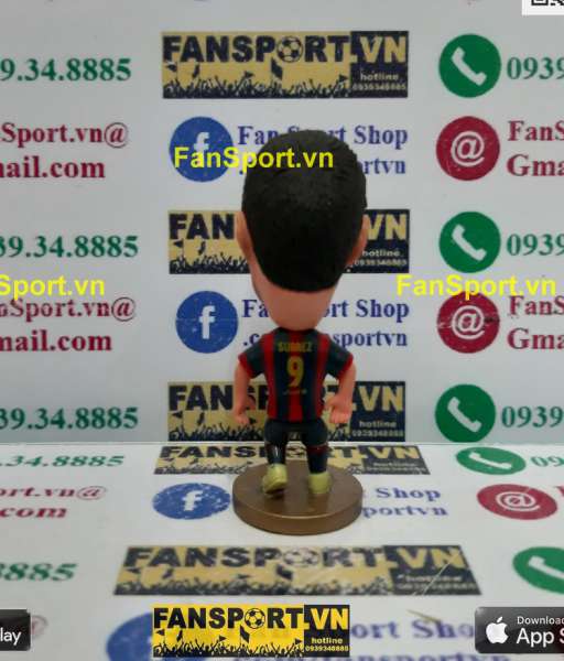 Tượng Luis Suarez 9 Barcelona 2014-2015 home red blue kodoto