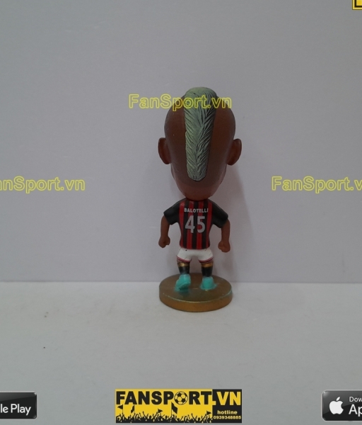 Tượng Mario Balotelli 45 AC Milan 2013 2014 home red black kodoto