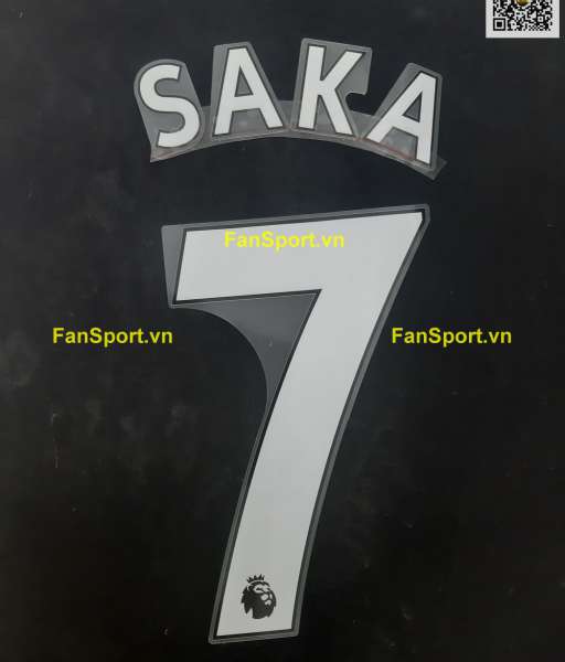 Nameset Saka 7 Arsenal home Premier League 2023-2024 Sporting ID