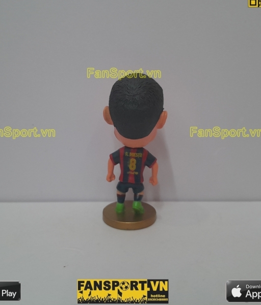 Tượng Andres Iniesta 8 Barcelona 2014 2015 home red blue kodoto