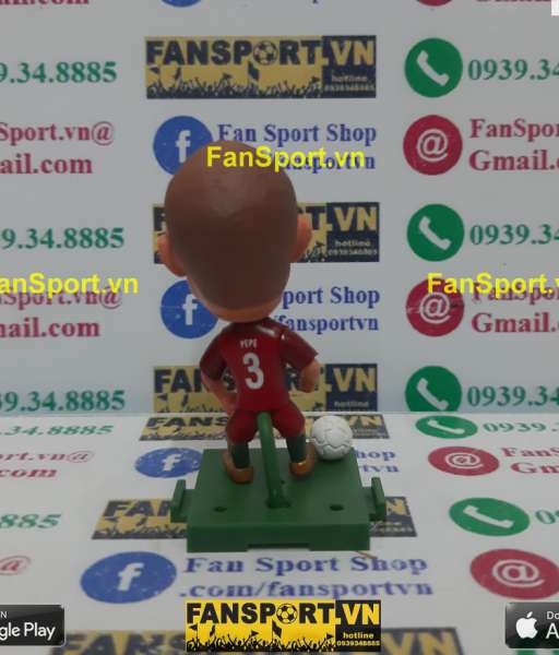 Tượng Pepe 3 Portugal 2016 2017 2018 home red soccerwe plus