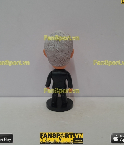 Tượng Arsene Wenger Arsenal manager coach black vest soccerwe
