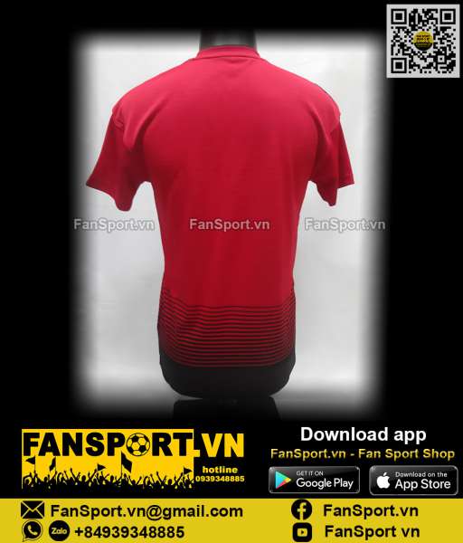 Áo đấu Manchester United 2018-2019 home shirt jersey red CG0040 BNWT S