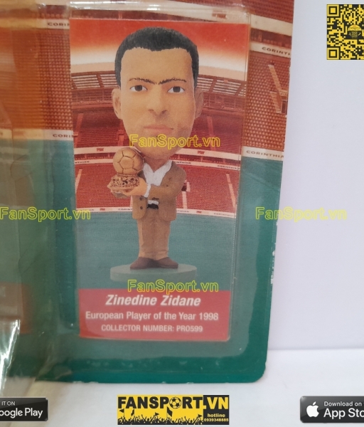 Tượng Zidane Ballon D'or 1998 Player of the Year PRO599 corinthian