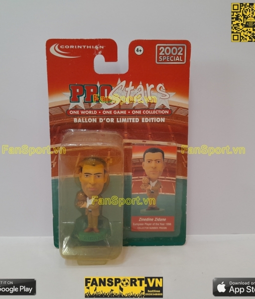 Tượng Zidane Ballon D'or 1998 Player of the Year PRO599 corinthian