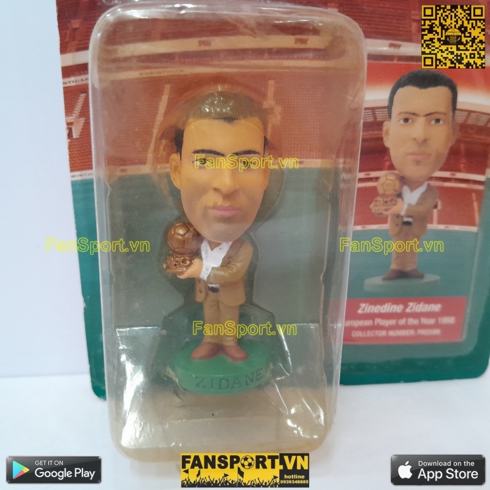Tượng Zidane Ballon D'or 1998 Player of the Year PRO599 corinthian