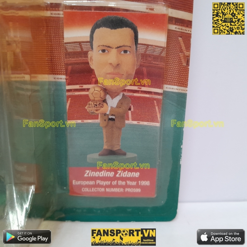 Tượng Zidane Ballon D'or 1998 Player of the Year PRO599 corinthian