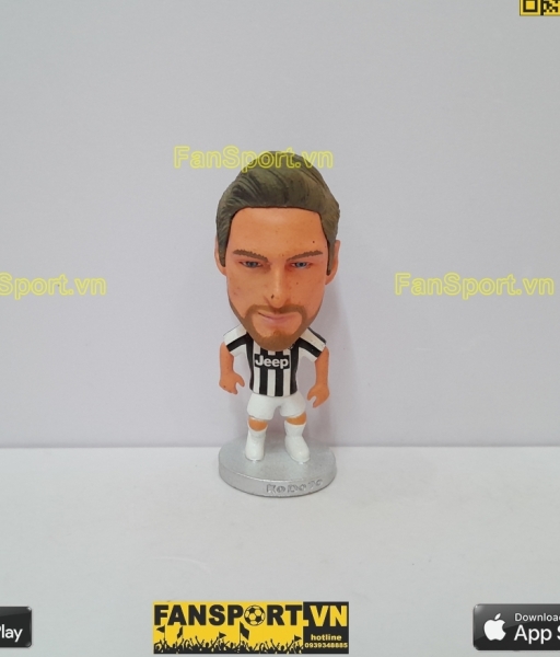 Tượng Claudio Marchisio 8 Juventus 2013 2014 home white black kodoto