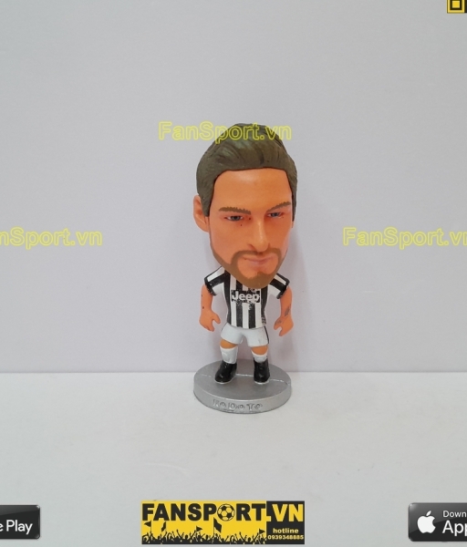 Tượng Claudio Marchisio 8 Juventus 2014 2015 home white black kodoto