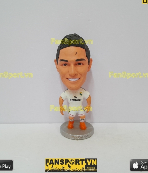 Tượng James Rodriguez 10 Real Madrid 2014-2015 home white kodoto