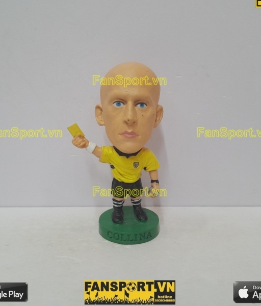 Tượng trọng tài Pierluigi Collina yellow kit PRO1540 corinthian