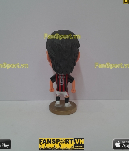 Tượng Filippo Inzaghi 9 AC Milan 2009 2010 home red black kodoto