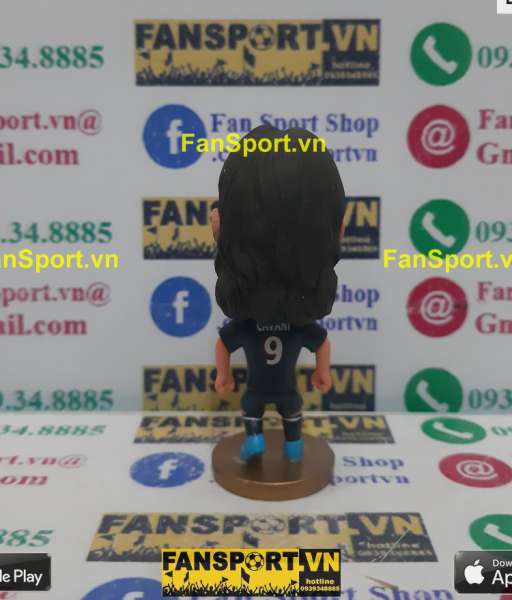 Tượng Edinson Cavani 9 PSG 2013-2014 home blue kodoto