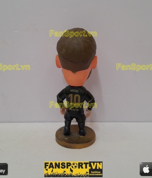 Tượng Lionel Messi 10 Barcelona 2020 2021 away black soccerwe