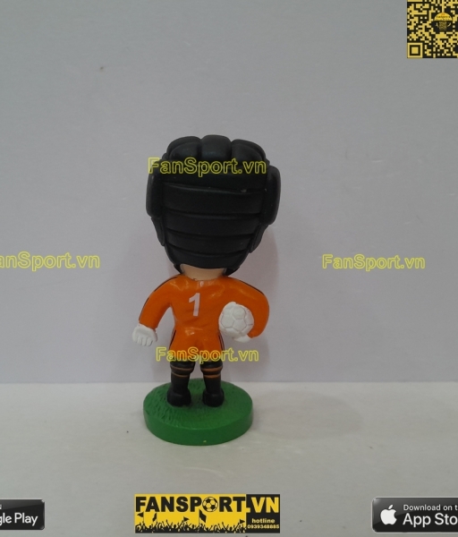 Tượng Petr Cech 1 Chelsea 2008 2009 home orange football stars