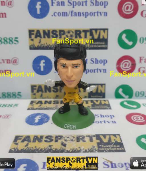 Tượng Petr Cech 1 Chelsea 2013 2014 2015 yellow GK soccerstarz SOC009