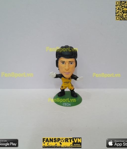 Tượng Petr Cech 1 Chelsea 2013 2014 2015 yellow GK soccerstarz SOC009