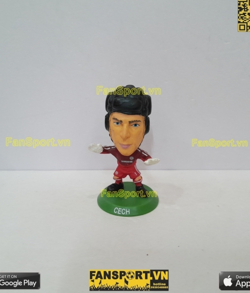 Tượng Petr Cech 1 Chelsea 2014 2015 home red GK soccerstarz SOC009