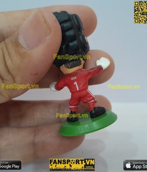 Tượng Petr Cech 1 Chelsea 2014 2015 home red GK soccerstarz SOC009