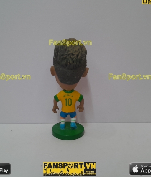 Tượng Neymar 10 Brazil 2013-2014 home yellow kodoto