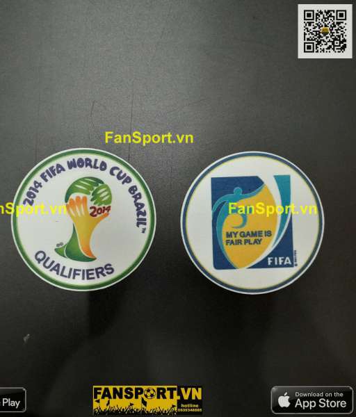Patch FIFA World Cup 2014 Brasil badge Qualifiers vòng loại