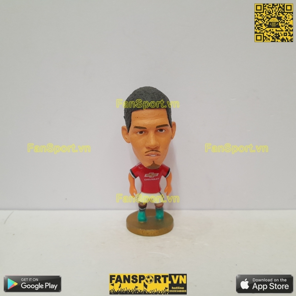 Tượng Chris Smalling 12 Manchester United 2017 2018 home red soccerwe