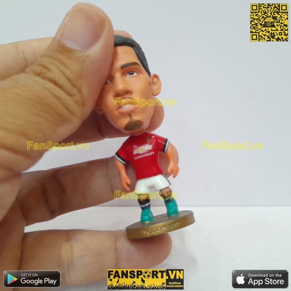 Tượng Chris Smalling 12 Manchester United 2017 2018 home red soccerwe