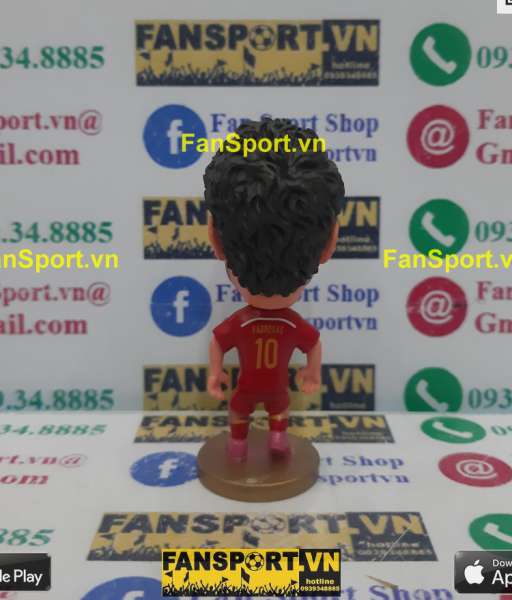 Tượng Cesc Fabregas 10 Spain 2014-2015 home red kodoto Tây Ban Nha