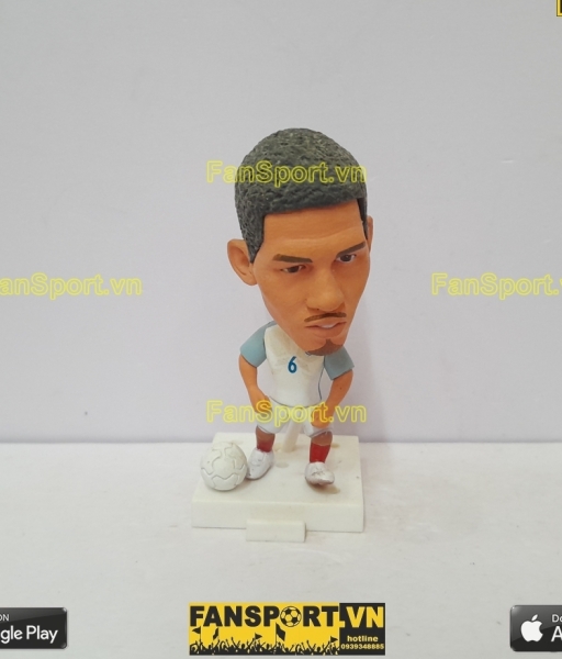 Tượng Chris Smalling 6 England 2016 2017 home white soccerwe plus