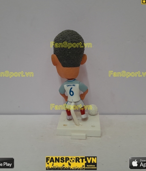 Tượng Chris Smalling 6 England 2016 2017 home white soccerwe plus