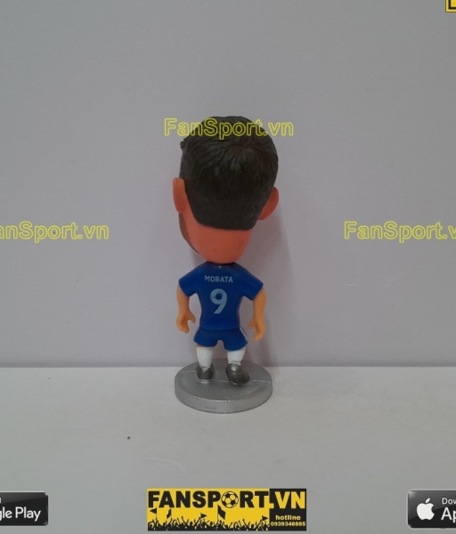 Tượng Alvaro Morata 9 Chelsea 2017 2018 home blue soccerwe