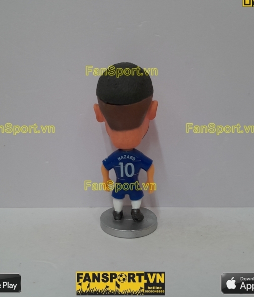 Tượng Eden Hazard 10 Chelsea 2018-2019 home blue soccerwe