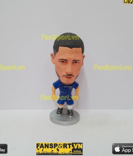 Tượng Eden Hazard 10 Chelsea 2018-2019 home blue soccerwe