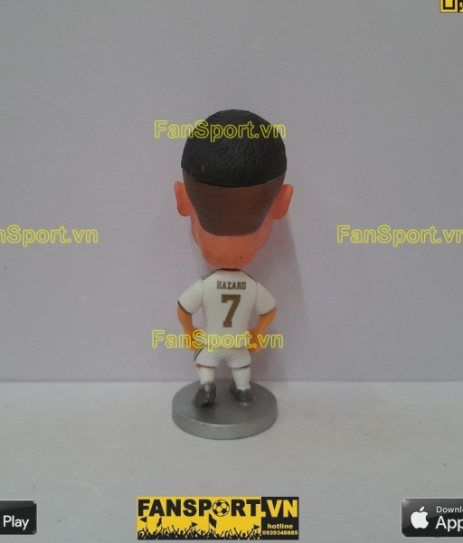 Tượng Eden Hazard 7 Real Madrid 2019-2020 home white soccerwe