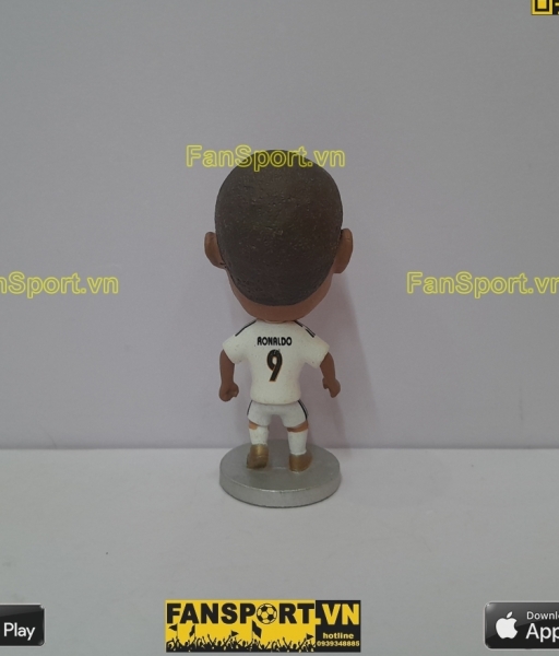 Tượng Ronaldo 9 Real Madrid 2005-2006 home white kodoto